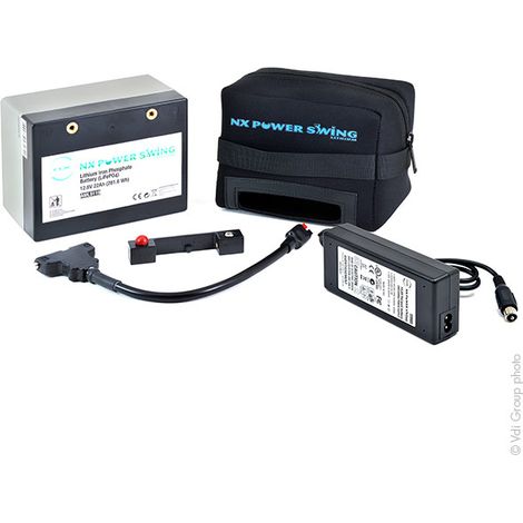 NX - Batterie Lithium Fer Phosphate Golf NX Power Swing UN38.3 12V 22Ah UN38.3 + chargeur 4A (1/5)