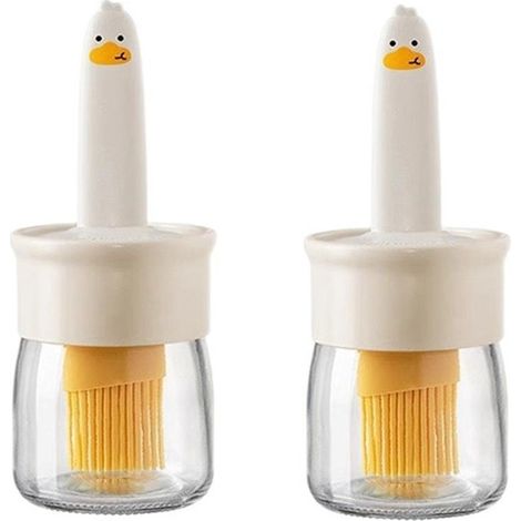 Two colours: White Materials: PP + silicone + glass Silicone and glass oil brush integrated into the bottle. (1/5)