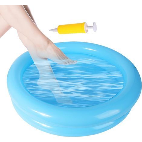 Pédiluve Gonflable, Bain De Pieds Gonflable, Bac À Pieds Pliable avec Appareil De Gonflage, Baignoire GonflablePour Les Pieds, Plateau De Bain De Pieds pour JacuzziEt Piscine Spa (1/5)
