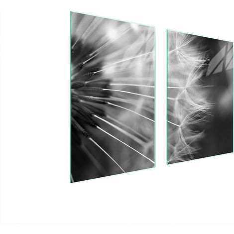 GLASSCHUTZPLATTE FÜR KÜCHE 65x52 BLUME