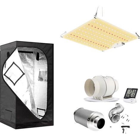 Kit de cultivo Quantum, espectro completo de 1000 W, apto para crecimiento/floración. (1/2)