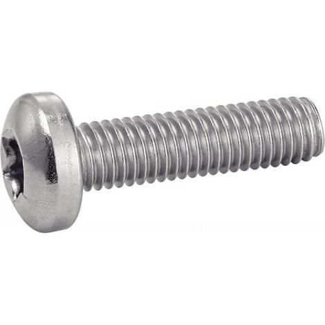 Vis à métaux tête cylindrique Torx - Longueur: 60 - Qualite Inox: A2 - Diamètre: 8