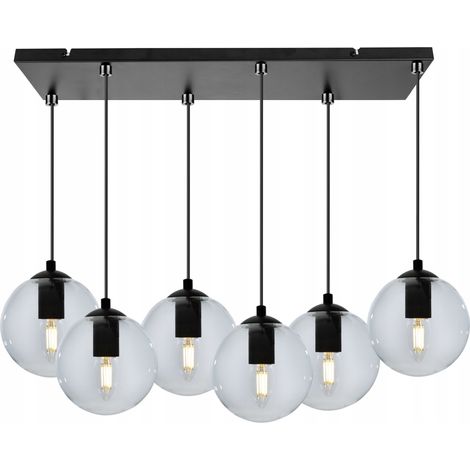 LÁMPARA DE TECHO COLGANTE CON BOLA DE CRISTAL SELECCIÓN LED (1/5)