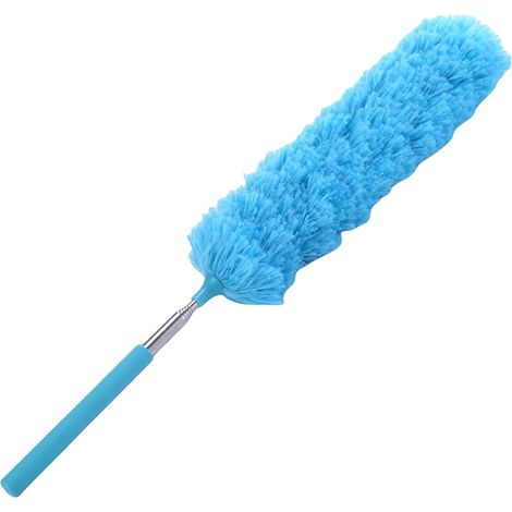 Plumeau Extensible, plumeau télescopique - Outil de Nettoyage de  poussière Flexible,Plumeau Ergonomique en Toile d'araignée avec Poteau télescopique, plumeau en Fibres réutilisable, Brosse (1/5)