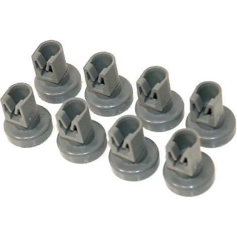 8 Roulettes Universelles pour Panier Supérieur de Lave-Vaisselle (1/4)