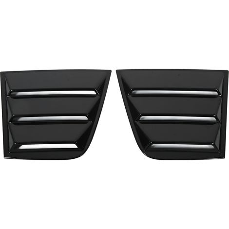 2x Schwarze Seitenwindabweiser, Sonnenschutz für die Windschutzscheibe, kompatibel mit Dodge Charger ab Baujahr 2015 (Autozubehör) (1/5)