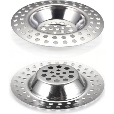 SABIR 2pcs Passoire d’évier de Cuisine, crépine de vidange d’évier en Acier Inoxydable, Lave-Vaisselle (GR025) (1/4)