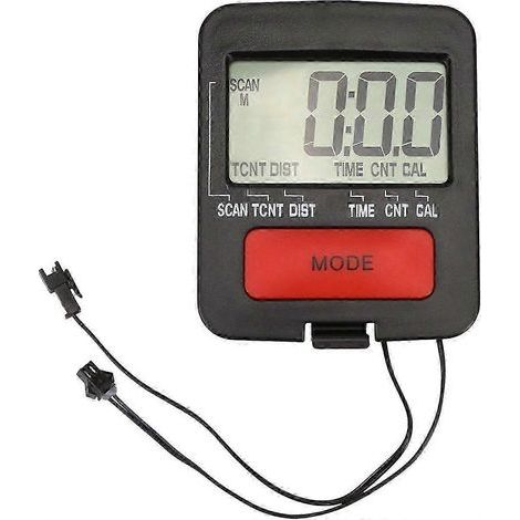 Écran LCD de remplacement pour rameur, affichage multifonction avec lecture des calories et de la distance, accessoire de fitness en plastique ABS