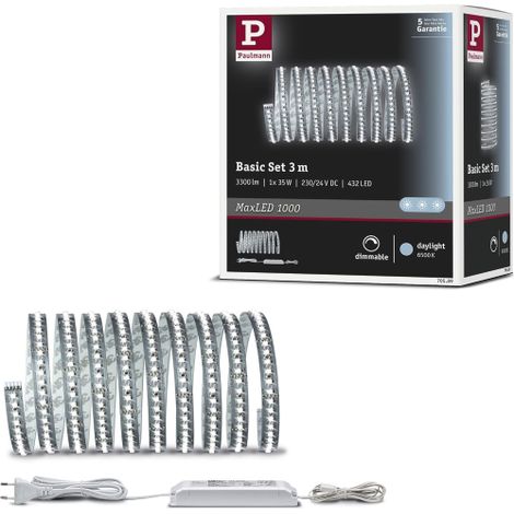 Paulmann 705.89 Striscia, Integrato, Argento [Classe di efficienza energetica F] (1/5)