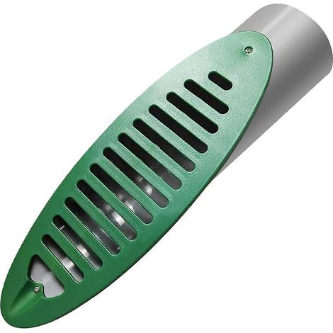 Grille d'évacuation inclinée de 10 cm pour jardin, lot de 1 (1/5)