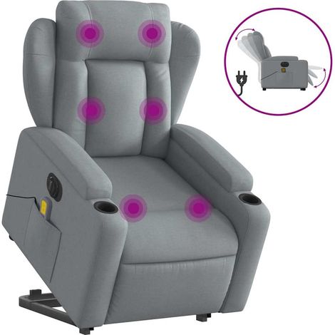 Maison Exclusive - Elektrischer Massagesessel mit Aufstehhilfe He