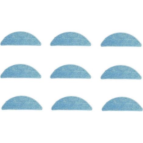 Lot de 9 chiffons de nettoyage pour aspirateur Netbot S15 / PVCR 3300 IQ - Accessoires - Tampons de rechange (1/5)