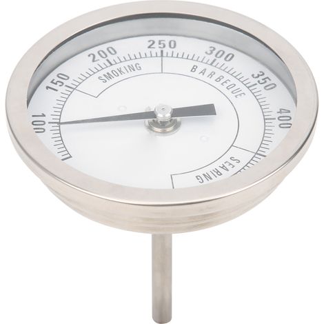 3 Zoll verstellbares NPT 1/2 Zoll Edelstahl-Zeigerthermometer für Grill und Backofen 50-550℉ (1/5)