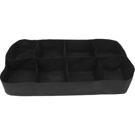 Paquet De Culture De Plantes à Compartiments Rectangulaires pour Jardinage Intérieur Et Extérieur 180x90x30 Cm Tissu Feutre Respirant Ventilation Efficace pour Fleurs Légumes Succulentes (1/5)