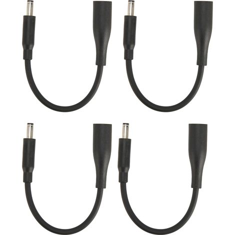 4pcs Tip Câble Adaptateur d'alimentation pour Ordinateur Portable, Connecteur de Charge d'alimentation DC 7.4x5.0mm à 4.5x3.0mm, Plug and Play, Câble Convertisseur d'alimentation DC (1/5)