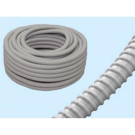 Tubo Guaina Flessibile Grigio Per Cavi Esterni   16 Mm. Lunghezza 30 Mt (1/2)