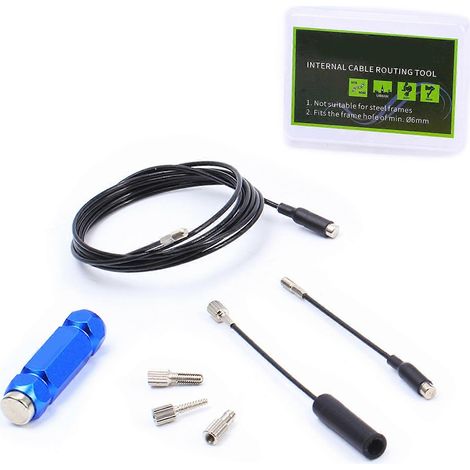 Guide câble interne vélo robuste, outil pratique portable pour l'entretien, acheminement facile, compatible divers vélos, maintenance professionnelle. (1/5)