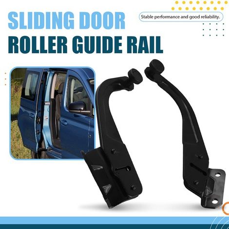 One pair of 2K7843435C and 2K7843436C roller guides for Volkswagen Caddy sliding doors. (1/4)