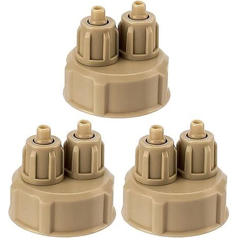 Ensemble d'accessoires pour aquarium en 3 pièces, accessoires CO2, bouchon CO2 remplaçable, générateur de CO2 durable, réacteur CO2 multifonctionnel.
