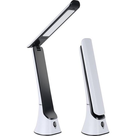 Lampe de photothérapie 10000 Lux - lampe à lumière naturelle - lampadaire de bureau sans UV - à intensité variable - blanche