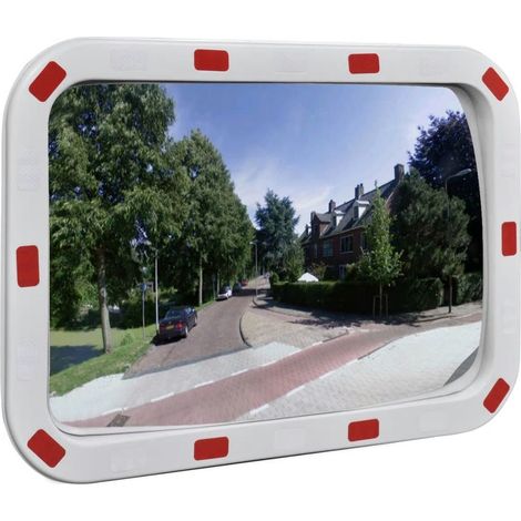 vidaXL Specchio Traffico Convesso Rettangolare 40x60cm Catarifrangenti (1/5)