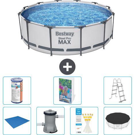 Bestway Steel Pro MAX Rund - 366x100 cm - 8-teilig S515