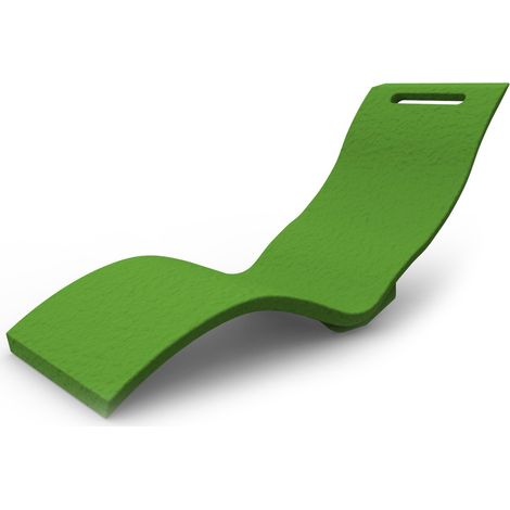 Lettino Chaise Longue da Esterno Giardino Seduta a Terra Arkema Serendipity Verde Chiaro (1/5)