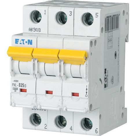 Eaton Interruptor automático (MCB), 25 A, 3p, Característica: B, 236398
