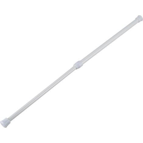 Barre de douche télescopique, barre de rideau de douche, blanche, 30-50 cm (1/5)