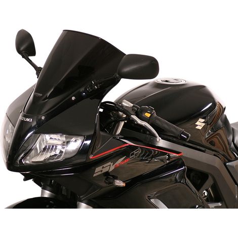 Parabrezza per moto MRA Suzuki SV 650 S WV dal 2003 in poi, forma R, nero (1/5)