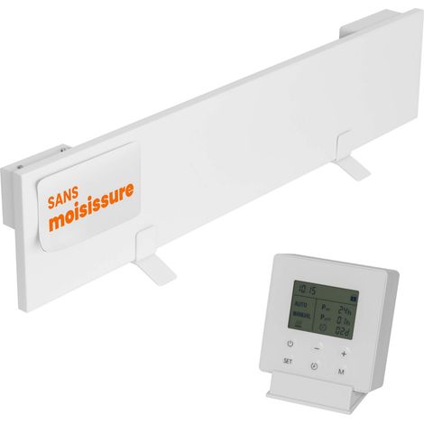 Anti Moisissure Chauffage Infrarouge Blanc - 60 x 12cm Single Smart 1 Panneau