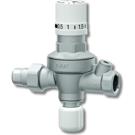 Gruppo di riempimento automatico con manopola numerata 1/2" Mf per impianti a circuito (1/3)