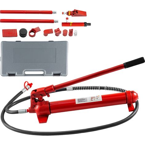 Mophorn 1,4M Porta Power Juego de Herramientas de Reparación de Gatos Hidráulicos Power Set Auto Tool 12 Ton Perfecto para Reparación de Carrocería, Reparación de Cuadros y Construcción (1/5)