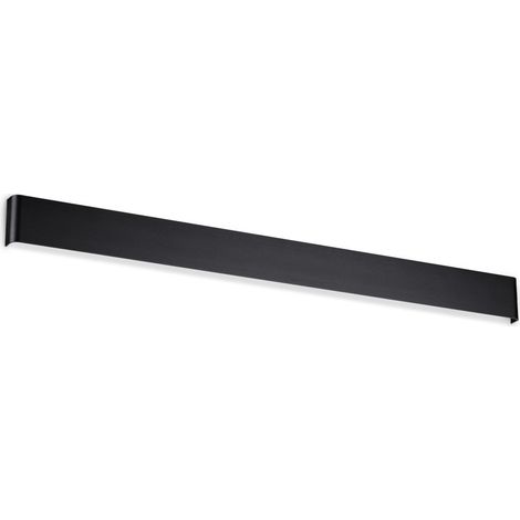 Ideal Lux DELTA 110 cm integrierte LED-Wandleuchte Schwarz, 3000 K