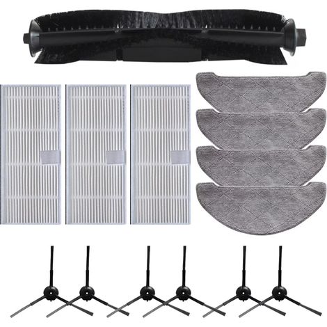 Pièces détachées pour aspirateur robot Laresar L6 Pro : brosse principale, filtre et chiffon de nettoyage. (1/5)