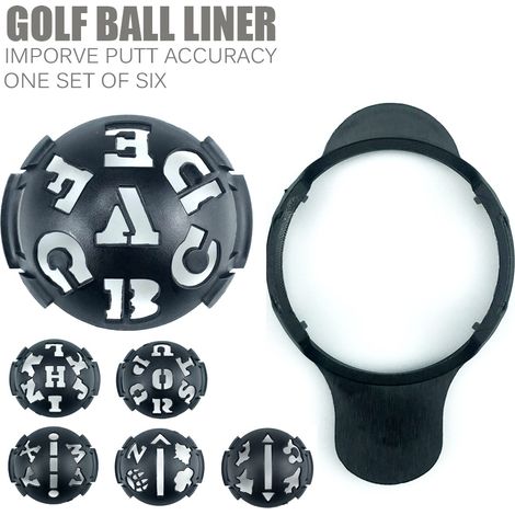 Style 10 (Noir) Marqueurs de lignes de golf, outils de traçage de lignes, équipement de golf (1/5)
