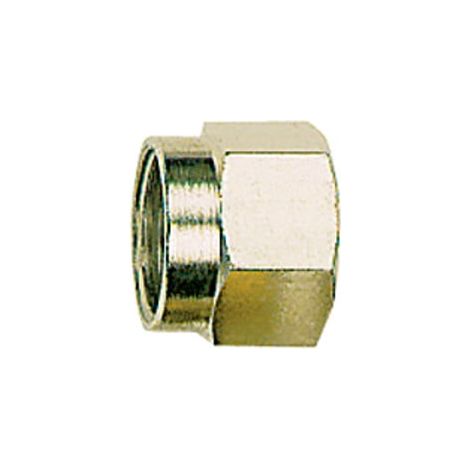 Riegler Überwurfmutter, M22x1,5, Rohr-Außen-Ø 15 mm, Messing vern. (1/2)