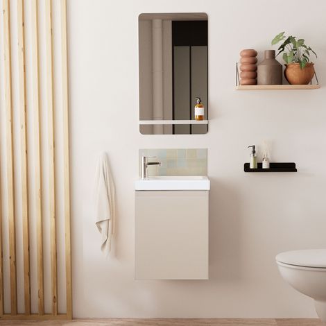 Mueble lavabo LISA + estante espejo