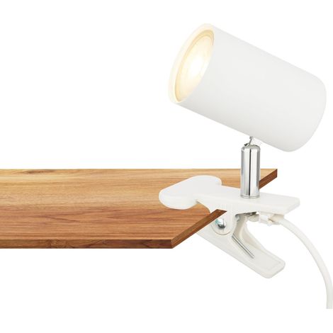 Lampe de bureau avec interrupteur à fil orientable fiche lampe de lecture lampe à pince et chevet 16 virgule 5 x 6 virgule 5 x 12 cm 165 x 65 x 120 mm
