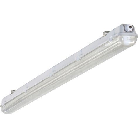 Réglette étanche LED IP65 – 1570mm – T8 – Gris – Industriel (1/4)