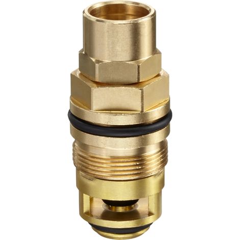 OVENTROP Inserto valvola per valvole Unibox e RTLH M 30 x 1,5 per mandata e ritorno invertiti, 1026970