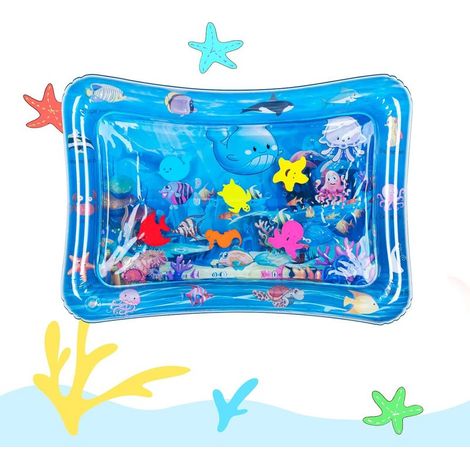 Aktivitätsmatte für die Bauchlage – Aufblasbare Wassermatte für Babys von 0 bis 24 Monaten – 66 x 50 cm – 1 Stück (1/5)