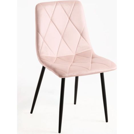 Sillas Comedor - Silla Lyke Terciopelo - Rosa