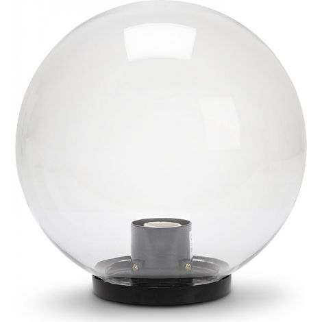 Lampe sphérique extérieure transparente Ø 250 mm – Applique IP65 – Pour espaces extérieurs – Support en métal durable – Lgvshopping (1/5)