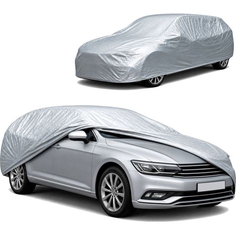 Abdeckplane Auto All Weather, Autoplane Vollgarage Größe 5 Kombi, Autoabdeckung silber (1/5)
