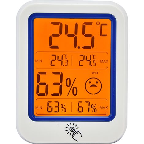 Thermomètre Hygromètre Numérique Murale pour Intérieur - Contrôle de Température et Humidité
