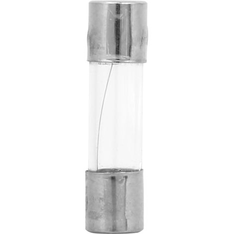 Schachtel mit 100 Universal-Glassicherungen, 5 x 20 mm, 0,2 A bis 20 A, 0 V bis 250 V, 10 verschiedene Typen, je 10 Stück, 10 Fächer pro Schachtel (1/5)