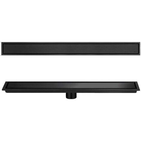 Drain Linéaire Caché 60cm Acier Inoxydable 304, Évacuation Salle de Bain Extra-Longue avec Système Anti-odeurs, Canal de Drainage Invisible