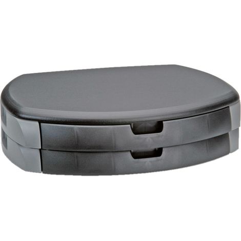 Soporte Combinado Gris y Negro para Escritorio