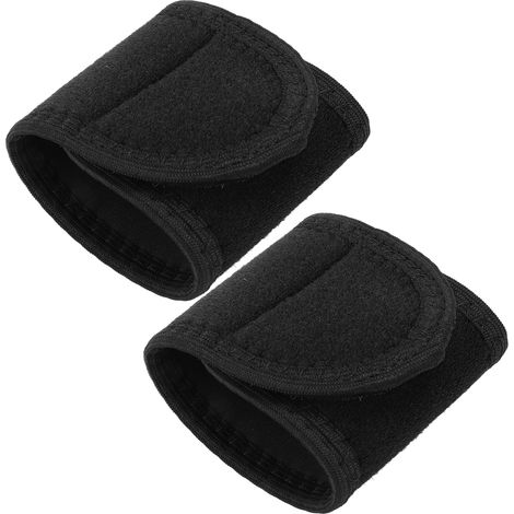 Lot de 2 supports de poignet professionnels réglables pour l'entraînement physique, le soulagement de la douleur et la protection contre les entorses du poignet (1/5)